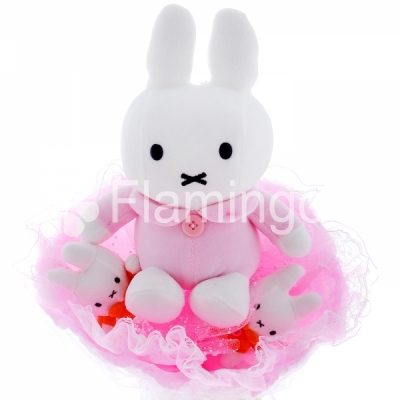 A bouquet of fluffy toys 'Honey-bunny'